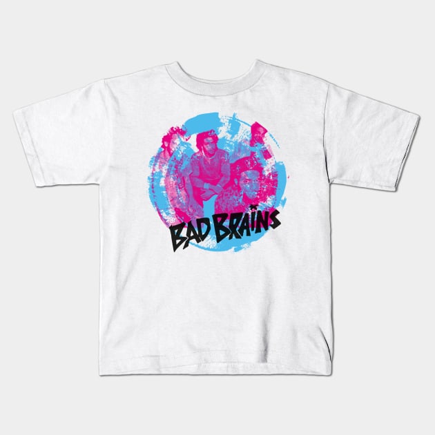 Bad Brains Kids T-Shirt by HAPPY TRIP PRESS